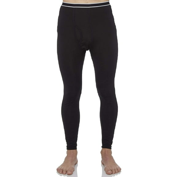 Rocky Base Layer Men Cold Weather Long Johns Thermal Underwear, Black Large