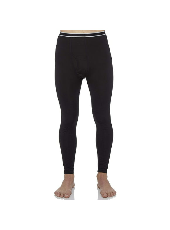 Rocky Base Layer Men Cold Weather Long Johns Thermal Underwear, Black Large
