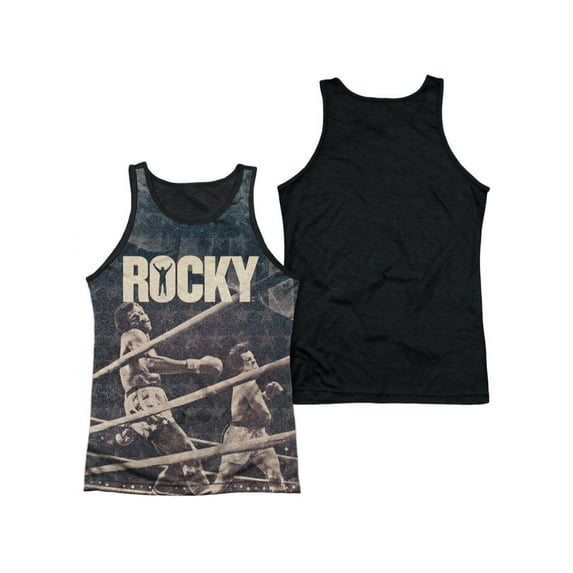 Tank Top: Rocky- Apollo Battle Black Back Size XXXL