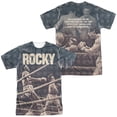 thumbnail image 1 of Rocky Battle Unisex Adult Sublimated Costume T Shirt (Front/Back), Medium Multicolor, 1 of 2