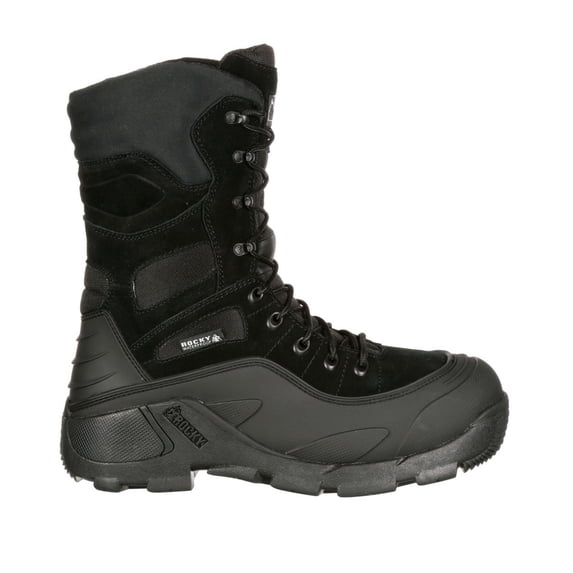 Rocky Blizzard Stalker Waterproof 1200G Insulated Boot, Black, Size 11(MEN)