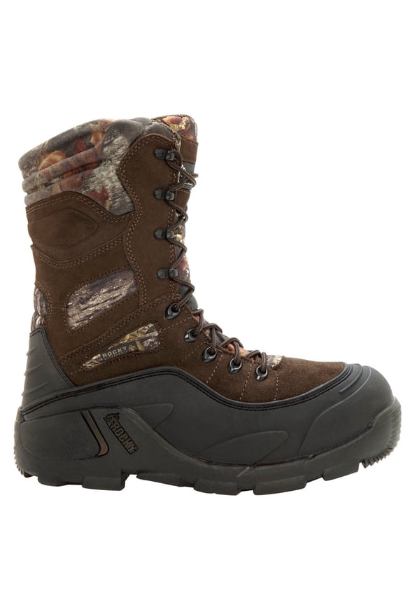 Blizzard Stalker Waterproof 1200G Insulated Boot, Brown Mossy Oak Breakup, Size 13(MEN)