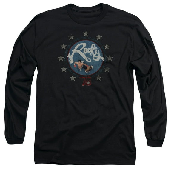Rocky Bloodiest Bicentennial Long Sleeve Adult 18/1 T-Shirt Black