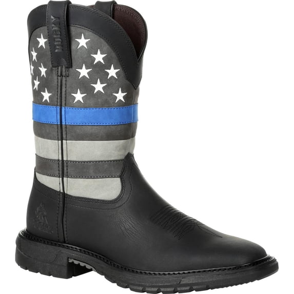 Rocky Blue Line Western Boot Size 8(W)