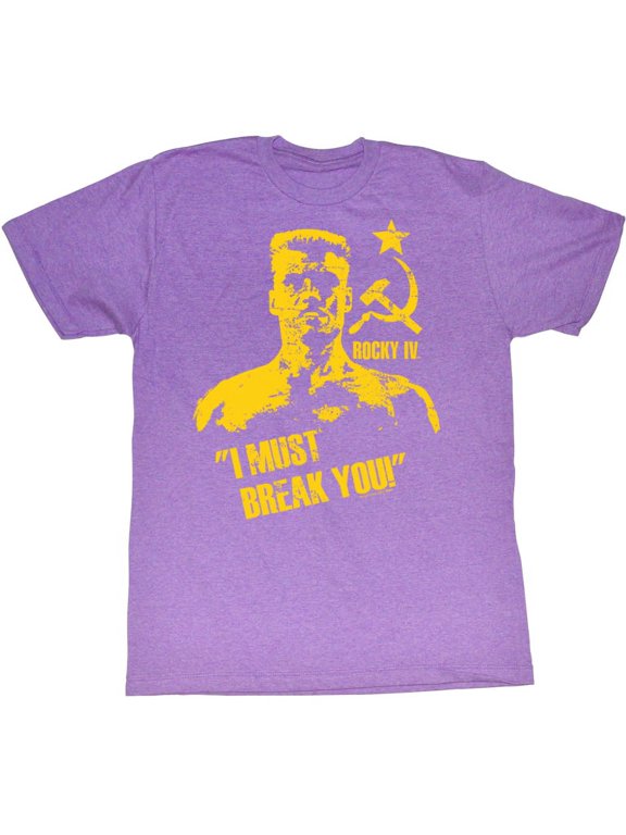 Rocky Break You Neon Purple Heather T-Shirt