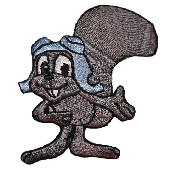 Rocky & Bullwinkle Flying Squirrel Figure Patch
