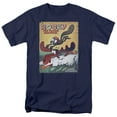 thumbnail image 1 of Rocky & Bullwinkle/Vintage Poster S/S Adult 18/1 Navy, 1 of 2