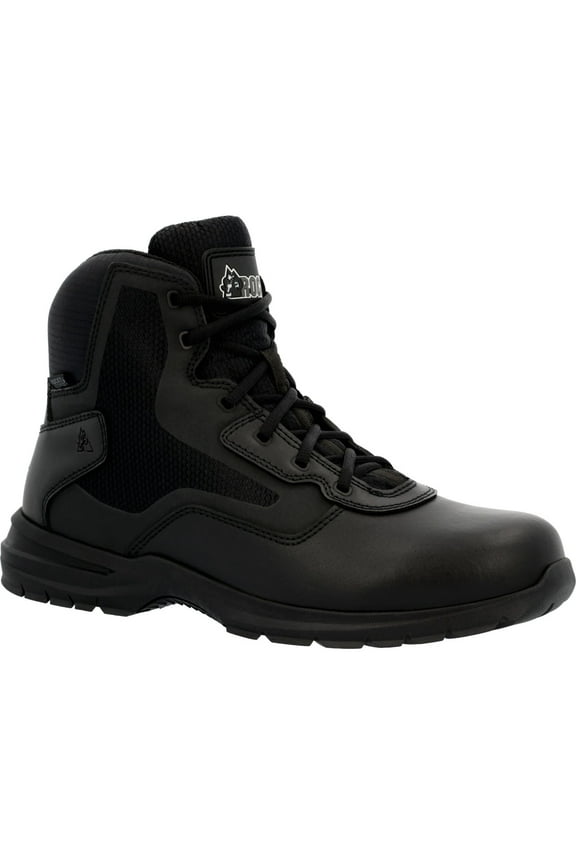 Cadet 6" Black Side Zip Public Service Boot Size 12(M)