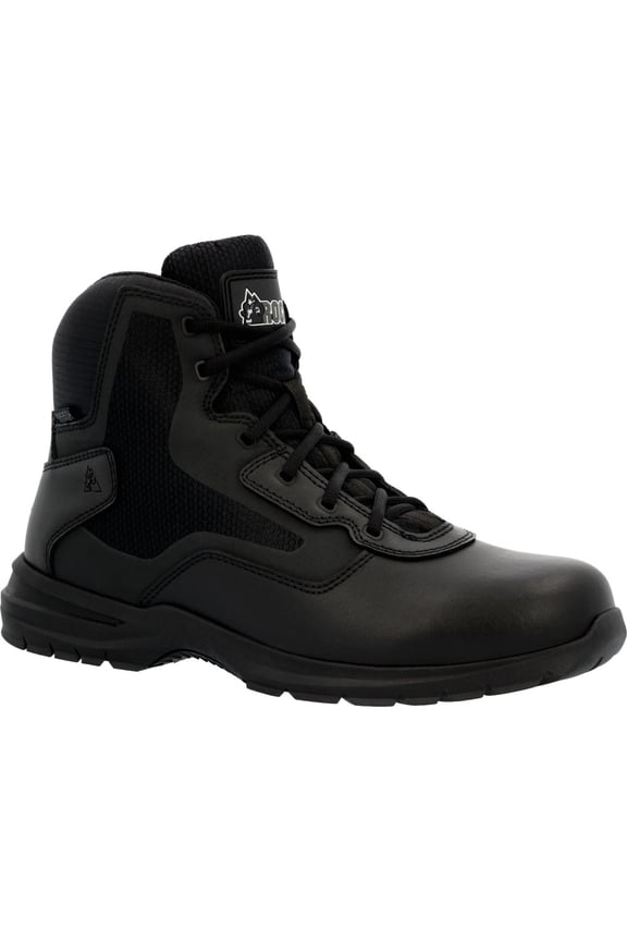 Cadet 6" Black Side Zip Public Service Boot Size 7.5(M)