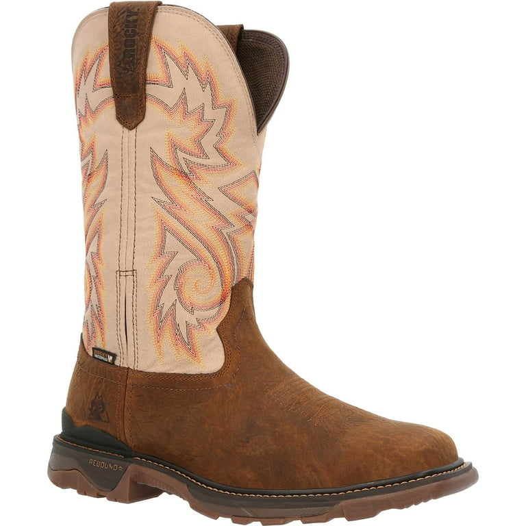Rocky Carbon 6 Waterproof Western Boot Size 12 W Walmart