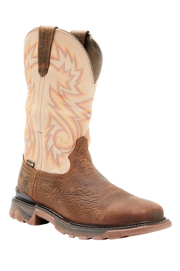 Men's Carbon 6 Waterproof Western Work Boot Soft Toe - RWK0352 7.5 D(M) US