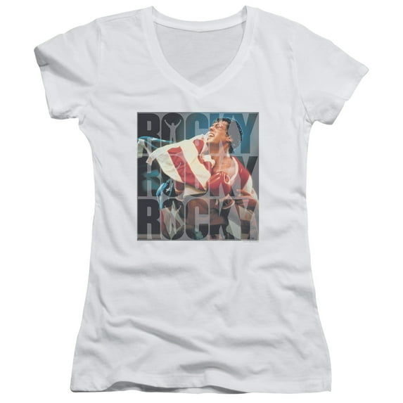 Rocky Chant Junior Women's V-Neck T-Shirt White