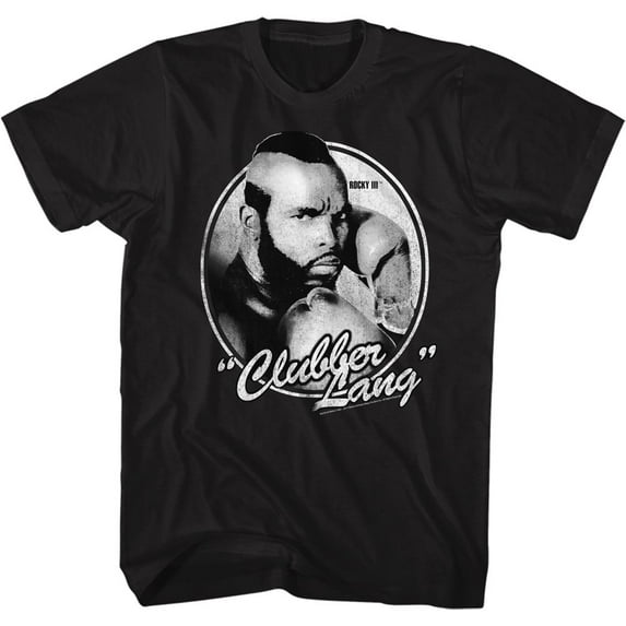 Rocky Clubber Lang Black Adult T-Shirt Xlt