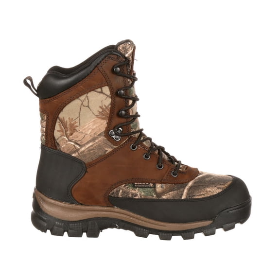 Rocky Core Waterproof 400G Insulated Outdoor Boot, Brown Realtree Ap, Size 11.5(WI)