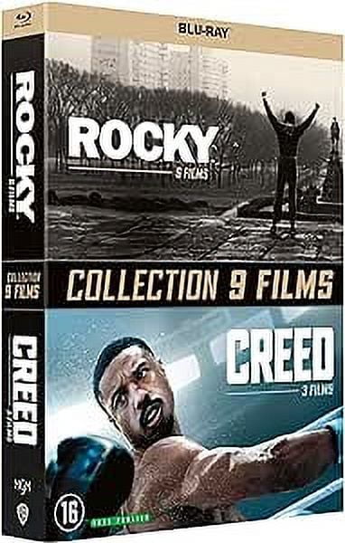 Rocky / Creed Complete Collection - 10-Disc Box Set ( Rocky / Rocky II / Rocky III / Rocky IV / Rocky V / Rocky Balboa / Creed / Creed II / Creed II [ NON-USA FORMAT, Blu-Ray, Reg.B Import - Belgium ]