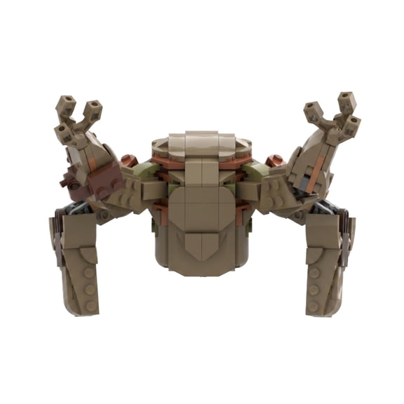 Rocky Defender Beast Building Block Set, 310Pcs Sci-Fi Mechanical Monster Figurine, 3D Alien Crawler Robot Model for Kids
