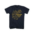 thumbnail image 1 of Rocky Drama Sports Movie 1976 Mick's Boxing Gym Navy Adult T-Shirt Tee, 1 of 2
