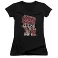thumbnail image 1 of Rocky Eat Lightning Junior Women's V-Neck T-Shirt Black, 1 of 1