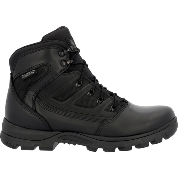 Rocky Enforcer 6” Composite Toe Public Service Boot, Black, Size 10.5(W)