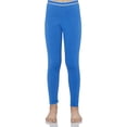thumbnail image 1 of Rocky Fleece-Lined Bottoms Kids Base Layer Thermal Pants for Girls, Blue XS, 1 of 7