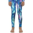 thumbnail image 1 of Rocky Fleece-Lined Bottoms Kids Base Layer Thermal Pants for Girls, Rope Design Large, 1 of 7