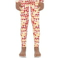 thumbnail image 1 of Rocky Fleece-Lined Bottoms Kids Base Layer Thermal Pants for Girls, Triangle Design Medium, 1 of 7