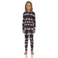 thumbnail image 1 of Rocky Girls Thermal Underwear Top & Bottom Set Long Johns for Kids, Christmas Design Small, 1 of 8