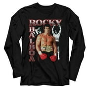 Rocky Glory Montage Mens Long Sleeve T Shirt Boxing Movie Heavyweight Champ