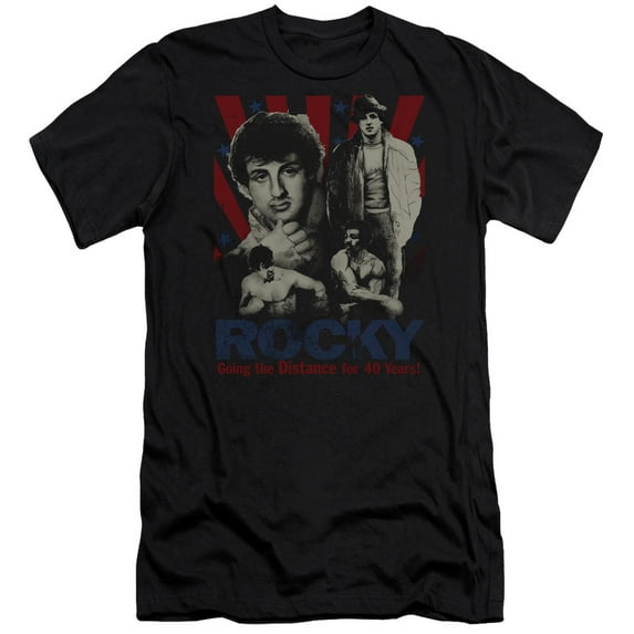 Rocky/Going The Distance 40 Years Slim Fit T-Shirt Size XL