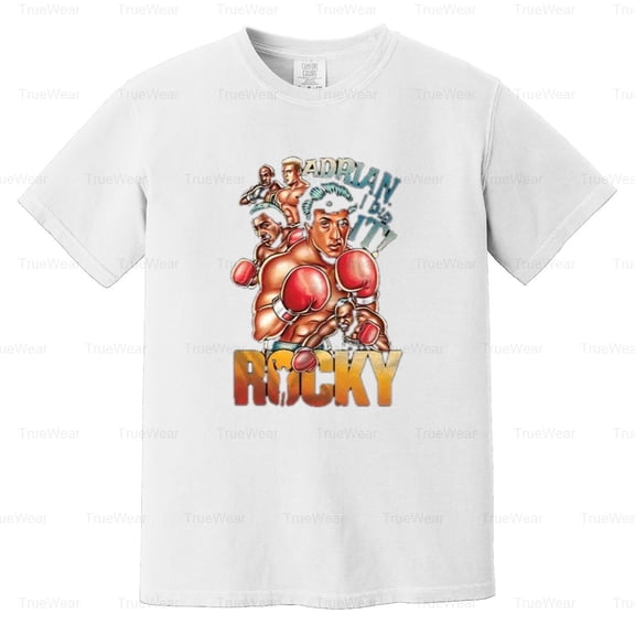Rocky, Graphic Movie, Classic, Retro, Vintage, Boxing, Film, Sylvester Comfort Color T-Shirt Unisex, up to 4XL