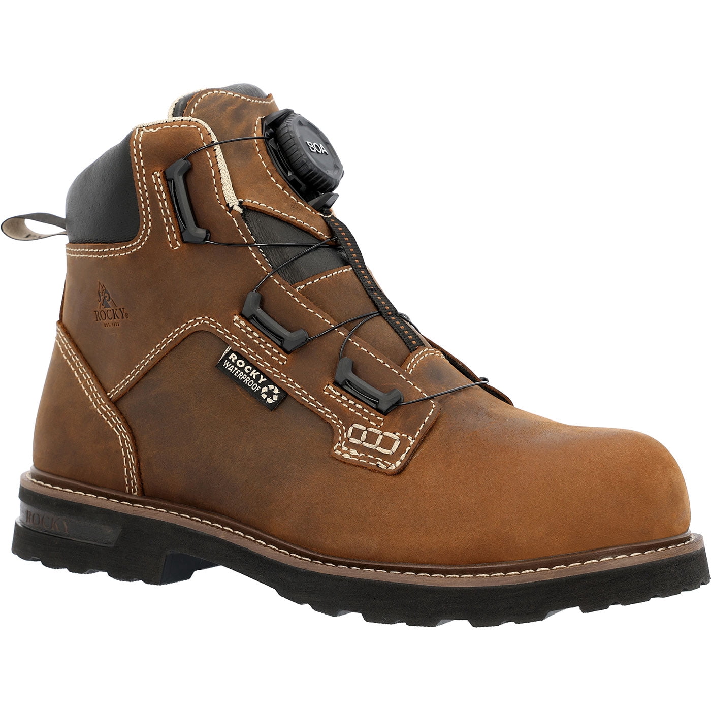 Work Boot With Rocking Bottom Rocky Grindstone XTR BOA Composite Toe Work Boot - Walmart.com