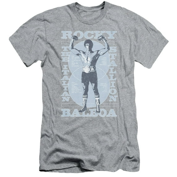Rocky Gun Show Adult 30/1 T-Shirt Athletic Heather