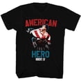 thumbnail image 1 of Rocky Hero Black Adult T-Shirt 4Xl, 1 of 2
