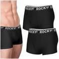 thumbnail image 1 of Rocky High-Performance 3" Men's Boxer Briefs with Stay-In-Place Pouch® Black 3X, 1 of 6