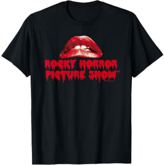 Rocky Horror Picture Show Iconic Red Lips Movie Poster T-Shirt ...