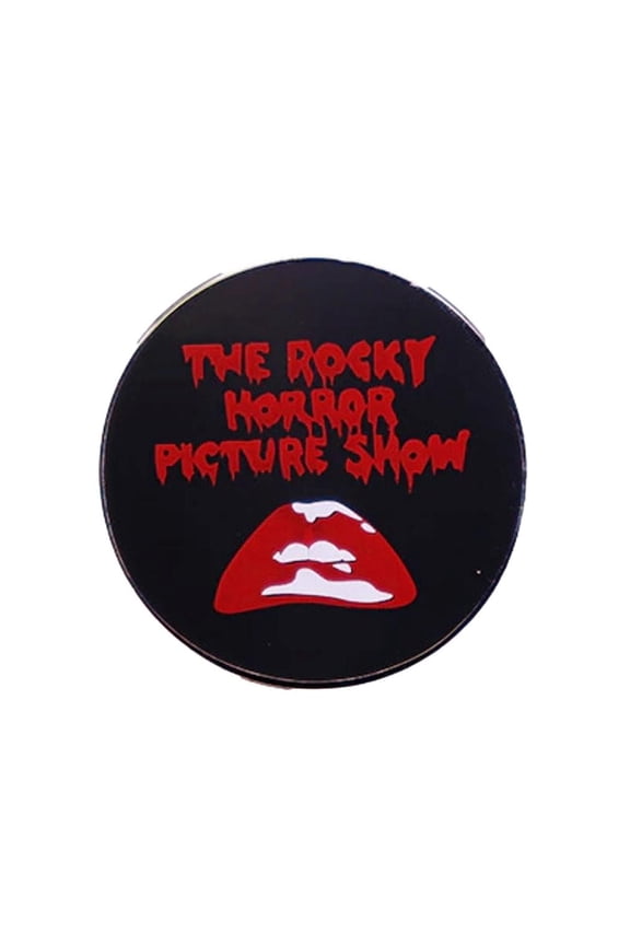 Rocky Horror Picture Show Logo 1 Inch in Diameter Enamel Metal Pin