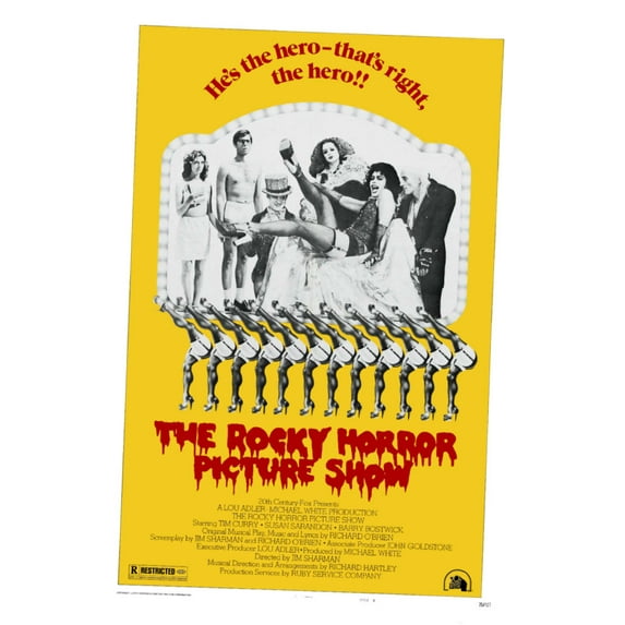 Rocky Horror Picture Show Movie Poster The Rhps 16in x 24in Poster Square Adults Western Graphic