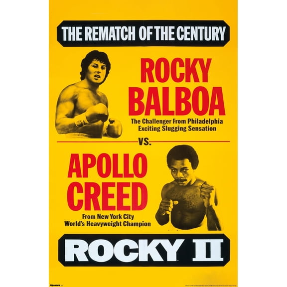 Rocky II (1979) - One Sheet Wall Poster, 14.725" x 22.375"