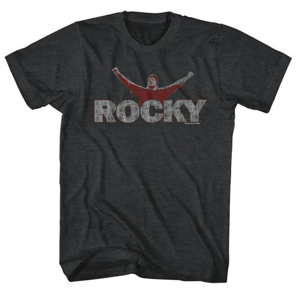 Rocky Its Rocky Black Heather Adult T-Shirt 6Xl