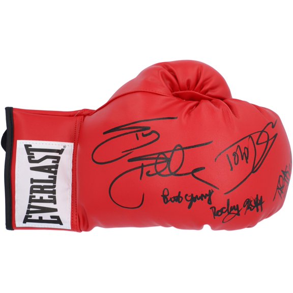 Rocky IV Cast Autographed Boxing Glove with 5 Signatures