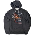 thumbnail image 1 of Rocky Ii The One And Only Unisex Adult Slim Fit Pull-Over Heather Hoodie, Charcoal, Large, 1 of 5