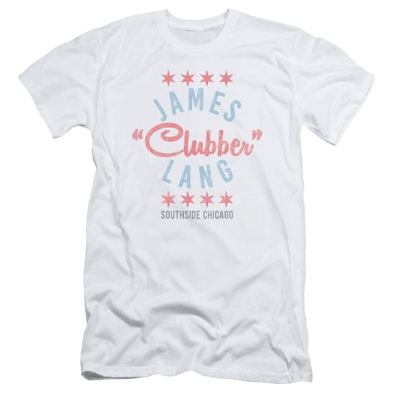 Rocky Iii Clubber Adult 30/1 T-Shirt White
