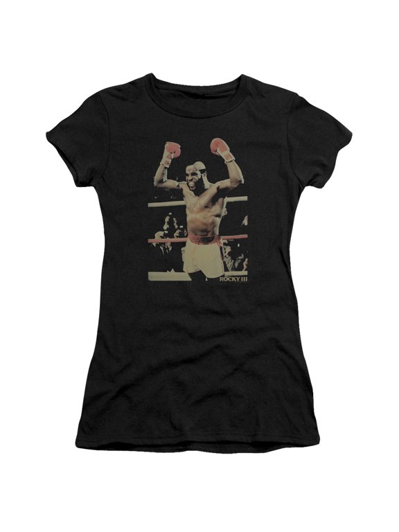 Rocky Iii Clubber Junior Women's T-Shirt Sheer Black