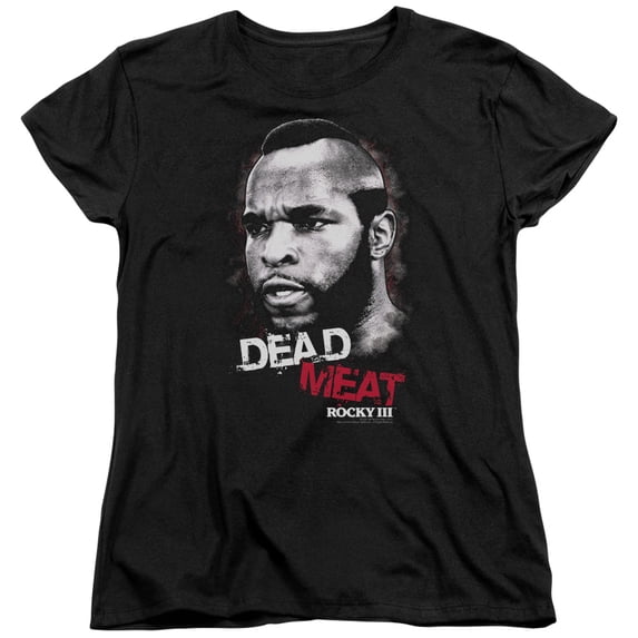 Rocky Iii Dead Meat Women's T-Shirt Black