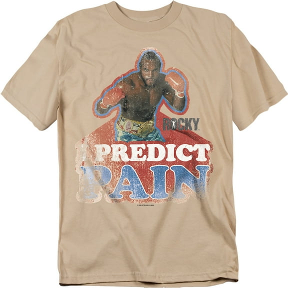 Rocky Iii T-Shirt I Predict Pain Unisex Graphic Tee For Men & Women
