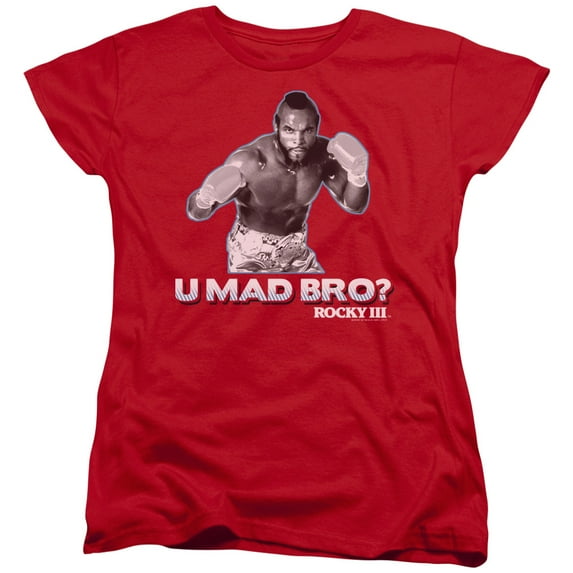 Rocky Iii U Mad Bro Women's T-Shirt Red
