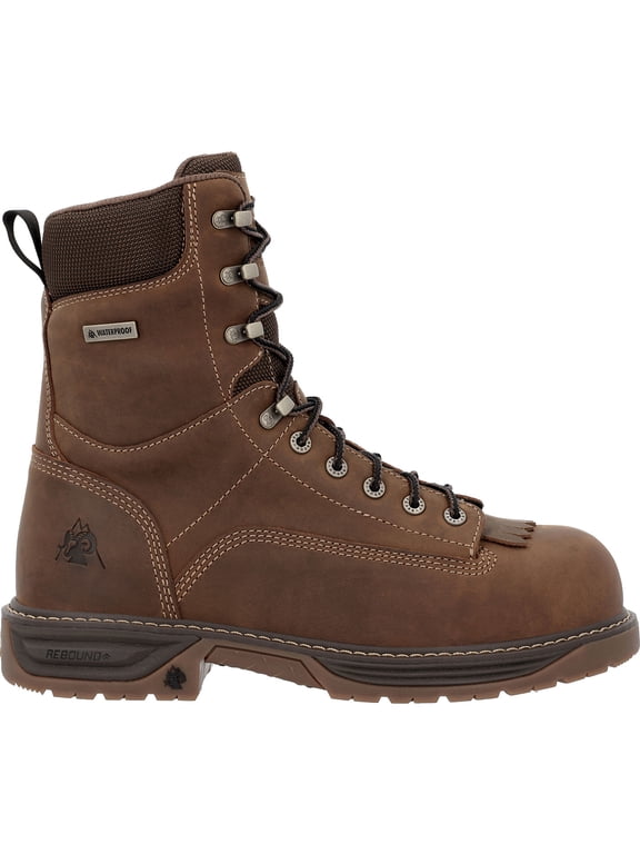 IronClad Legend Composite Toe Work Boot, Brown, Size 8.5(M)