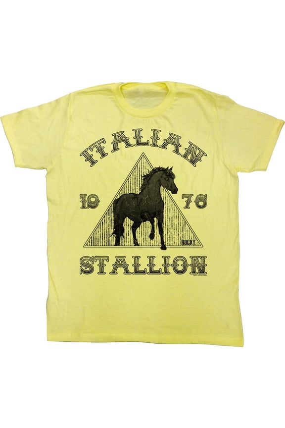 Rocky Italian Stallion Yellow Heather T-Shirt