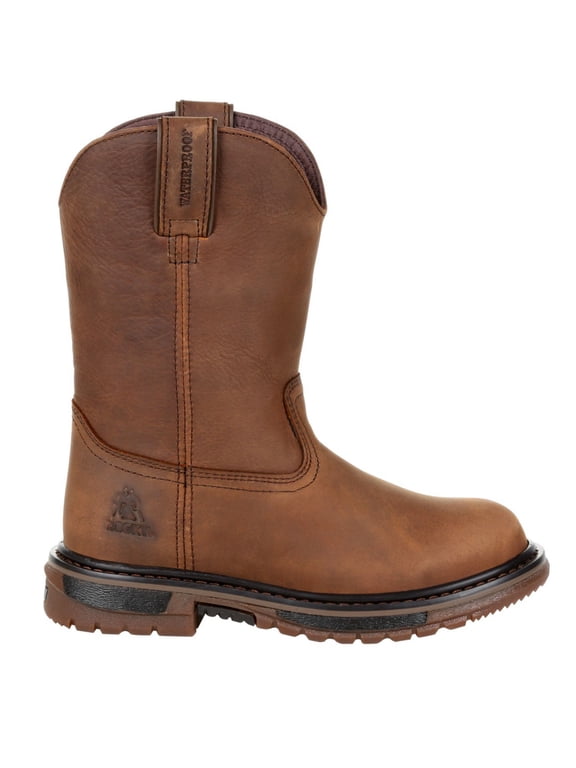 Kid's Original Ride FLX Waterproof Western Boot, Brown, Size 10(M)
