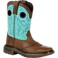 thumbnail image 1 of Rocky Kid's Original Ride FLX Western Boot varies SADDLE BROWN AND TEAL, 1 of 7